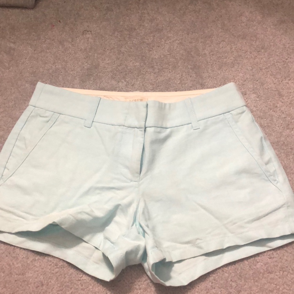 J. Crew Light Blue Chino Shorts